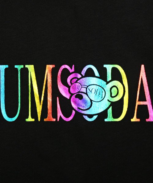 LUXSTYLE(ラグスタイル)/RUMSODA(ラムソーダ)レインボー箔プリント半袖Tシャツ/Tシャツ メンズ 半袖 ベア 箔プリント ロゴ レインボーカラー/img11