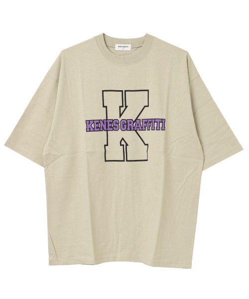 KENES GRAFFITI(ケネスグラフィティ)/KロゴプリントTシャツ/img11