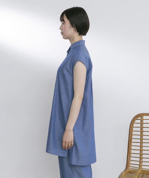 UR Lab.(アーバンリサーチラボ)/『UR TECH Smart Linen Touch』フレンチチュニックシャツ/img26