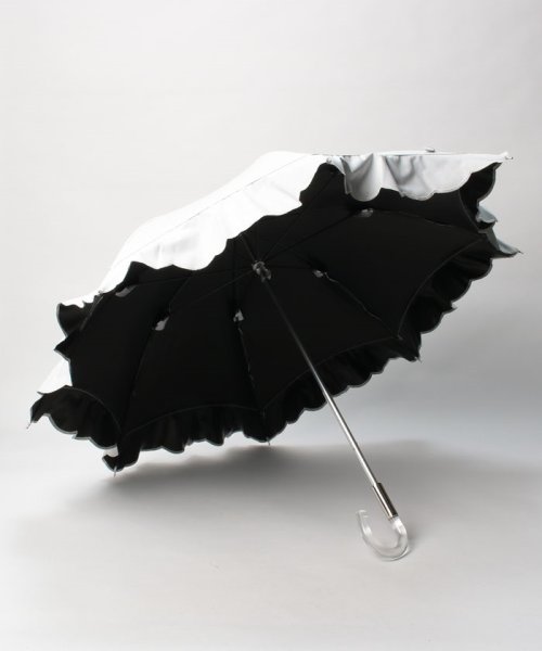 LANVIN Collection(umbrella)(ランバンコレクション（傘）)/晴雨兼用日傘　”シエスタスカラ刺繍フリル”/img01