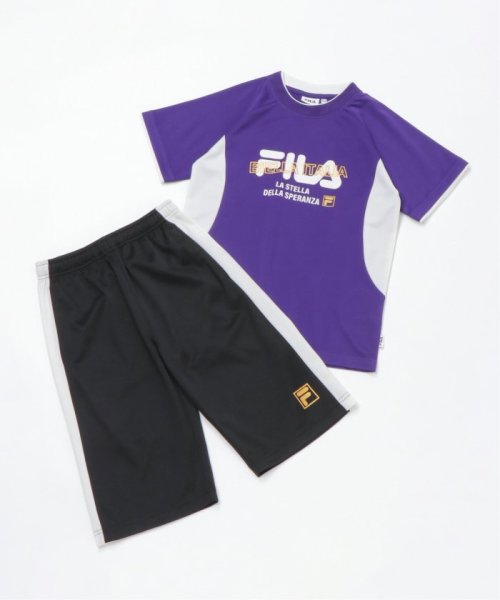 ikka kids(イッカ　キッズ)/【WEB限定】【キッズ】FILA フィラ 脇切り替えセットアップ（130〜160cm）/img17