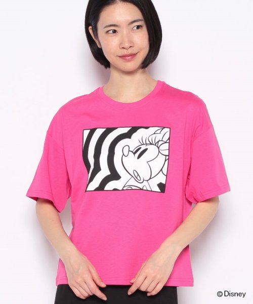 Disney ディズニー コラボ Jccミッキー ミニーマウス半袖tシャツ カットソー ベネトン レディース Benetton Women Magaseek