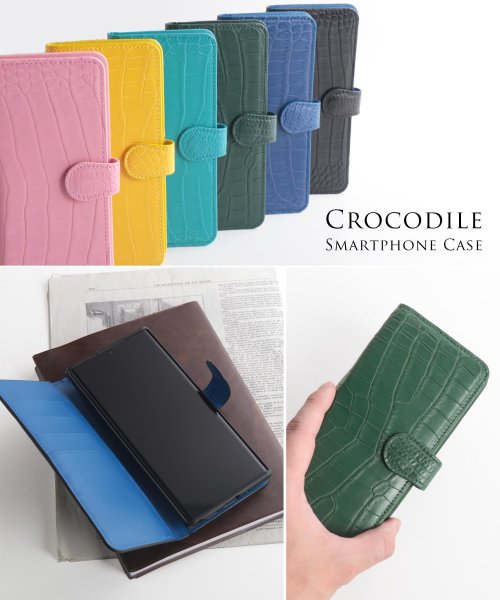 クロコダイルレザースマホケース手帳型 aquos Z1843867915(14168円)