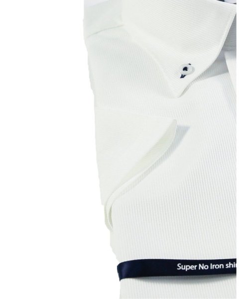 TAKA-Q(タカキュー)/ノーアイロン ストレッチ 360度全方向に伸びる 吸水速乾 スタンダードフィット ボタンダウン 半袖 ニット 半袖 シャツ メンズ ワイシャツ ビジネス ノーア/img02