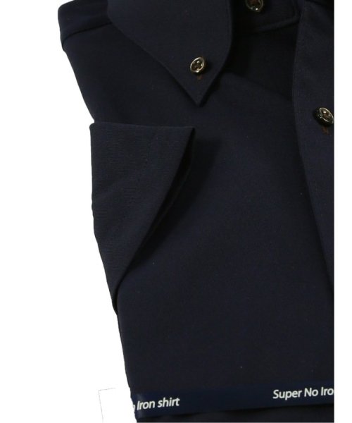 TAKA-Q(タカキュー)/ノーアイロン ストレッチ 360度全方向に伸びる 吸水速乾 スタンダードフィット ボタンダウン 半袖 ニット 半袖 シャツ メンズ ワイシャツ ビジネス ノーア/img02