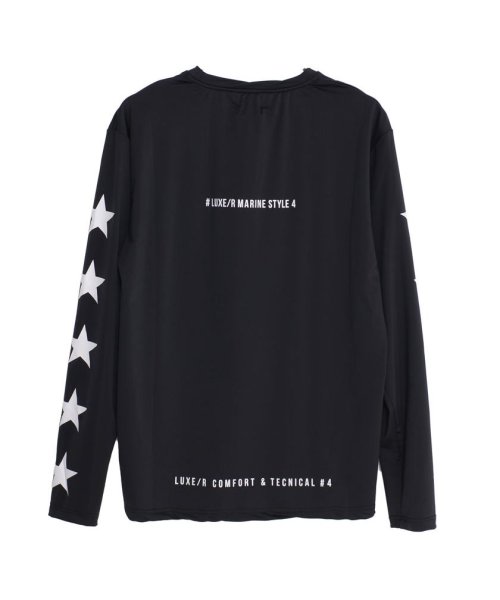 Luxe R 袖スタープリントクルーネック長袖コンプレッションtシャツ メンズ ブランド おしゃれ ブランド 長袖tシャツ コンプレッションシャツ Uv対策 ス エスビーセレクト Sb Select Magaseek