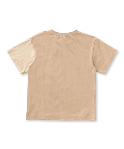 SLAP SLIP(スラップスリップ)/恐竜 切り替え 配色 にぎやか Tシャツ (80~130cm)/img17