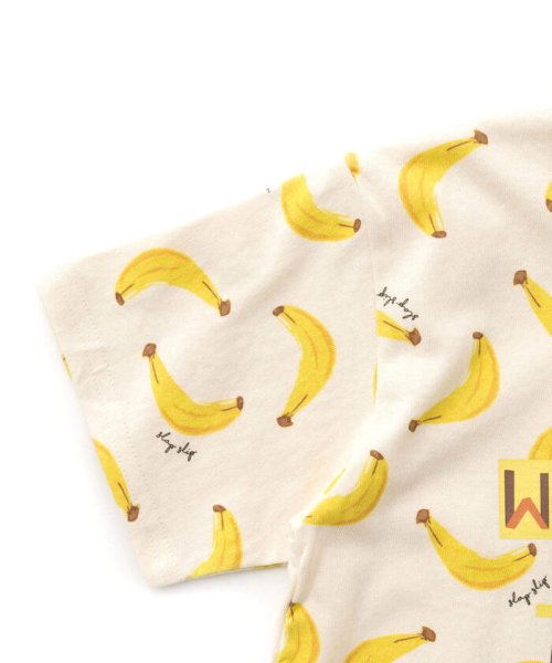 SLAP SLIP(スラップスリップ)/【 お揃い 】 レモン バナナ ロゴ サマー プリント Tシャツ (80~130/img10