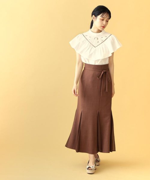 JILL by JILL STUART(ジル バイ ジル スチュアート)/◇カラーカットワークブラウス/img08