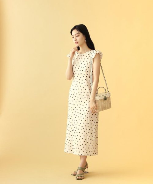 JILL by JILL STUART(ジル バイ ジル スチュアート)/ブラッシュポルカドットワンピース/img10