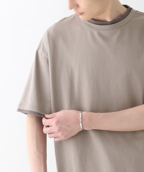 osharewalker(オシャレウォーカー)/『汗ジミ防止シンプル配色Tシャツ』/img02