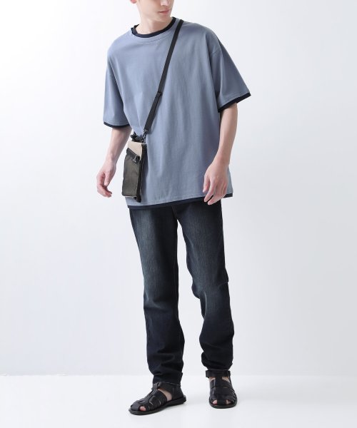 osharewalker(オシャレウォーカー)/『汗ジミ防止シンプル配色Tシャツ』/img08