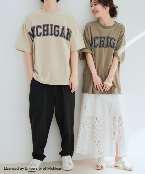 vis-`a-vis(ビザビ)/【WEB限定】【vis－`a－vis別注】Michigan大学ビックシルエットロゴTシャツ/img23