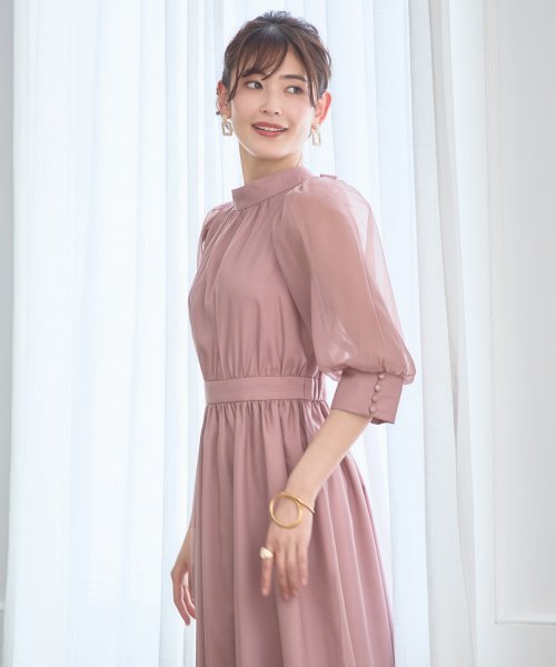 DRESS+(ドレス プラス)/ ワンピース オーガンジー 結婚式 フォーマル パーティードレス/img13