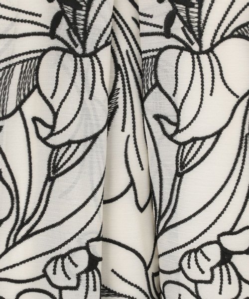 GRACE CONTINENTAL(グレースコンチネンタル)/フラワー刺繍ギャザースカート/img09