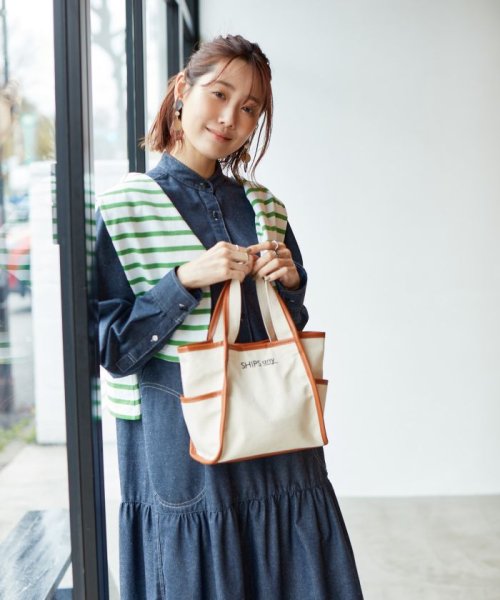 SHIPS any WOMEN(シップス　エニィ　ウィメン)/【d fashion/MAGASEEK別注】SHIPS any: キャンバス コンビ バッグ/img19