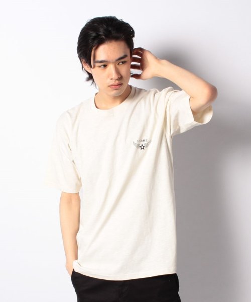 JEANS MATE(ジーンズメイト)/【BLUESTANDARD】汗染み防止 ZEROSTAIN スラブ素材プリントTシャツ/img13