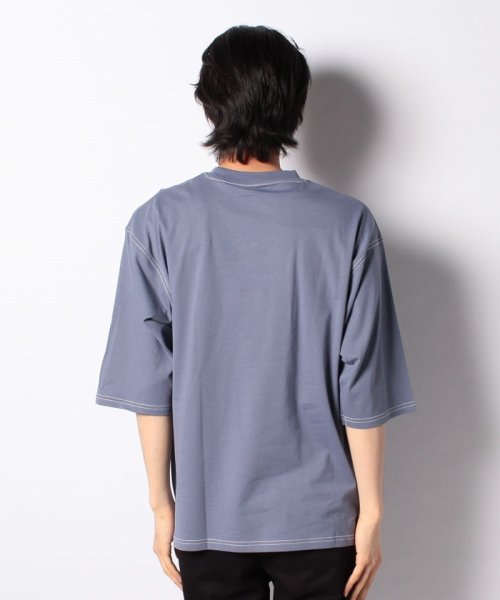 JEANS MATE(ジーンズメイト)/【BLUESTANDARD】汗染み防止 ZEROSTAIN 配色ステッチBIG Tシャツ/img15