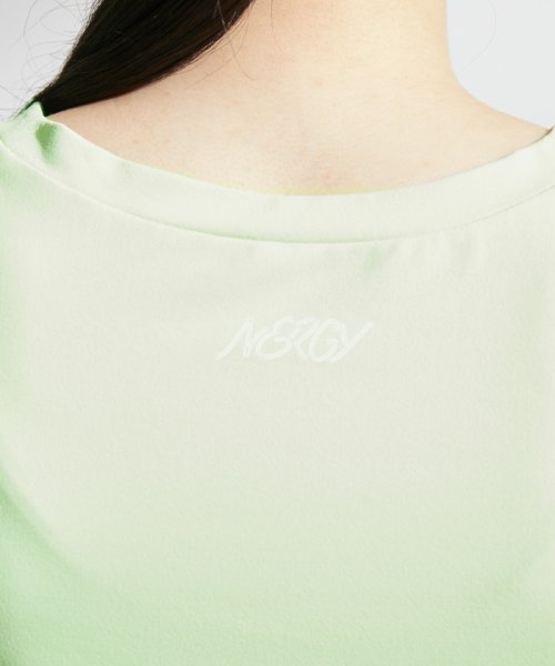 NERGY(ナージー)/フロントノットクロップド半袖Tシャツ/img04