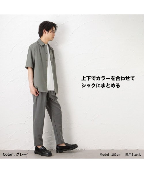 MAC HOUSE(men)(マックハウス（メンズ）)/URBAN COLLECTION アーバンコレクション サマートロピカルクロス半袖シャツ 2971563C/img07