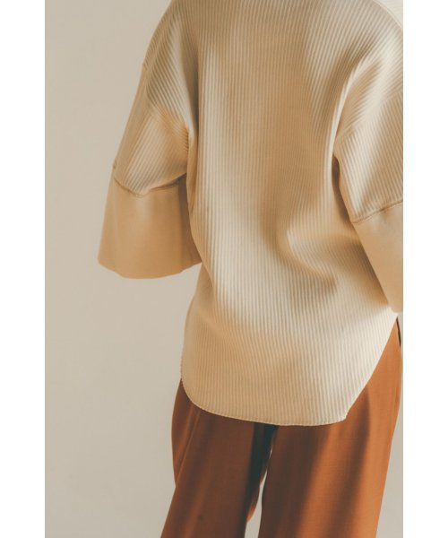 CLANE(クラネ)/COLOR STITCH HEAVY RIB TOPS/img06