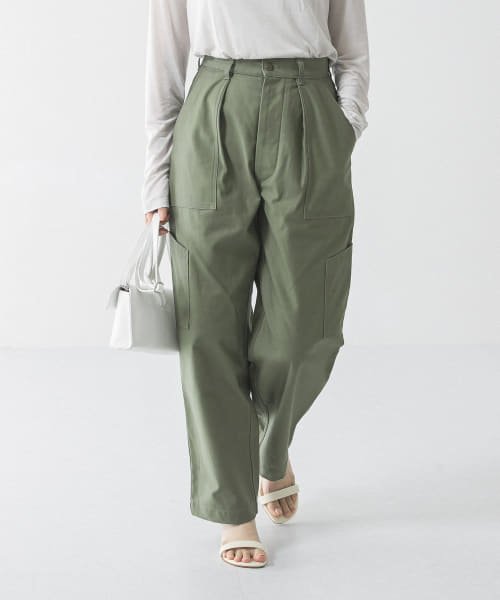 URBAN RESEARCH(アーバンリサーチ)/『ユニセックス』バックサテンUTILITY TROUSERS by SHIOTA/img15