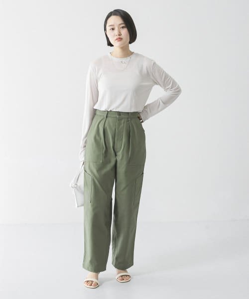 URBAN RESEARCH(アーバンリサーチ)/『ユニセックス』バックサテンUTILITY TROUSERS by SHIOTA/img18