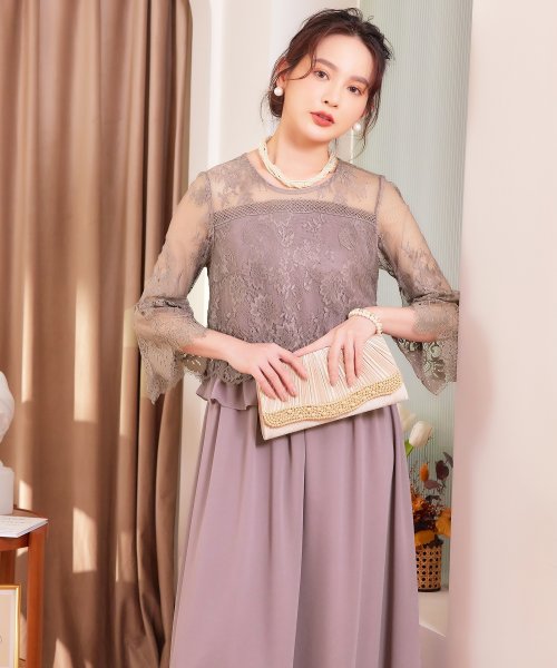 DRESS+(ドレス プラス)/ワンピース レース 披露宴 結婚式 フォーマル　パーティードレス/img21