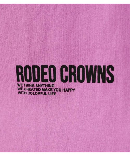 RODEO CROWNS WIDE BOWL(ロデオクラウンズワイドボウル)/切り替えロゴワンピース/img11