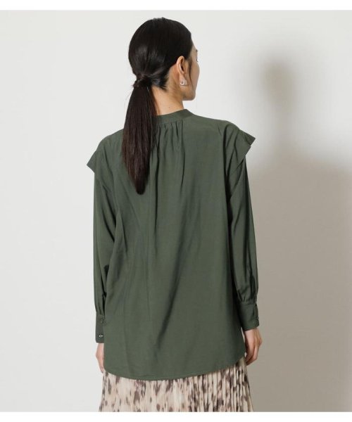 AZUL by moussy(アズールバイマウジー)/SHOULDER TUCK PUFF BLOUSE/img24