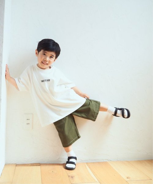 ikka kids(イッカ　キッズ)/【キッズ】COLORイージーハーフパンツ A（100〜160cm）/img01