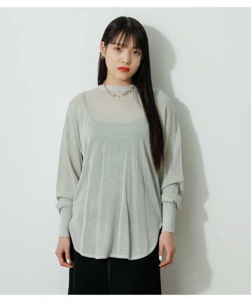 AZUL by moussy(アズールバイマウジー)/CACHECOEUR SET KNIT TOPS/img25