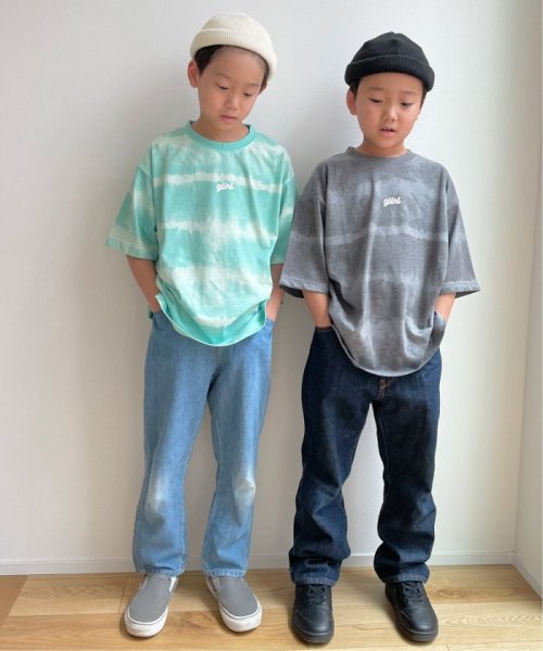 ikka kids(イッカ　キッズ)/【100cm WEB限定】【キッズ】タイダイ風Tシャツ（100〜160cm）/img05