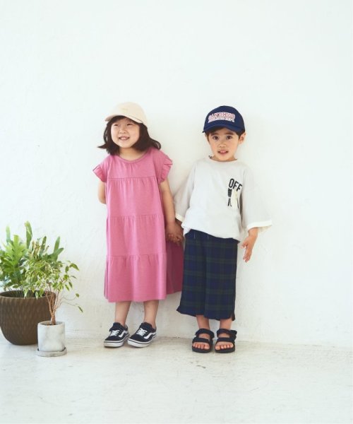 ikka kids(イッカ　キッズ)/【キッズ】【冷感】パナマハーフパンツ A（100〜160cm）/img09