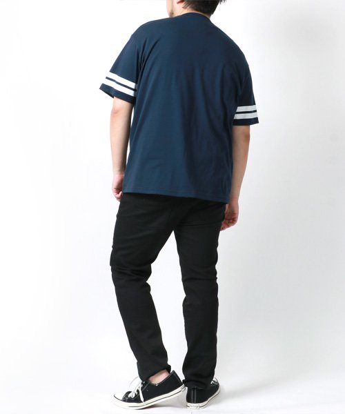 MARUKAWA(大きいサイズのマルカワ)/【CONVERSE】コンバース 大きいサイズ 半袖 袖 ライン プリント Tシャツ メンズ カジュアル /img12