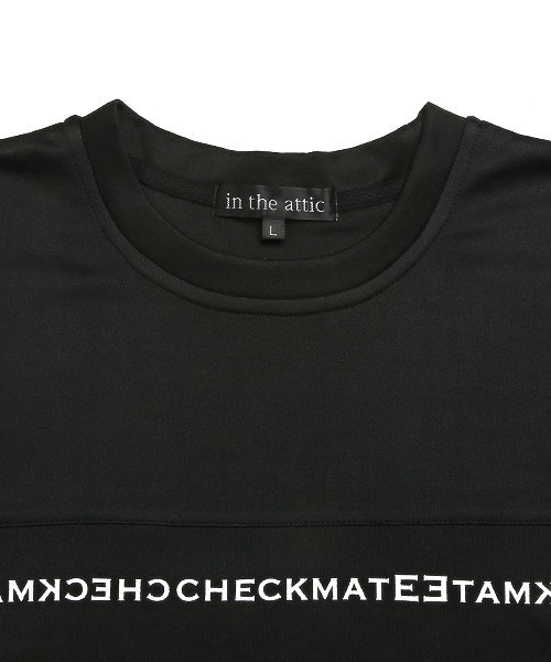 LUXSTYLE(ラグスタイル)/TPUポンチ切替バックプリント半袖ビッグTシャツ/Tシャツ メンズ 半袖 ポンチ バックプリント ロゴ/img10