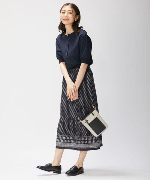 J.PRESS LADIES（LARGE SIZE）(J．プレス　レディス（大きいサイズ）)/【洗える】P/スパンローンパネルフラワープリント スカート/img05