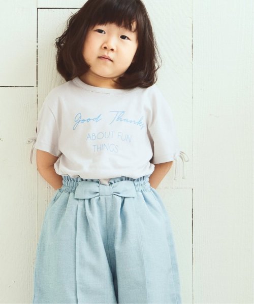 ikka kids(イッカ　キッズ)/【キッズ】【冷感】袖リボンTシャツ（100〜160cm）/img06