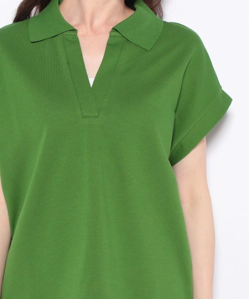 BENETTON (women)(ベネトン（レディース）)/ビッグカラー半袖ポロシャツ/img15