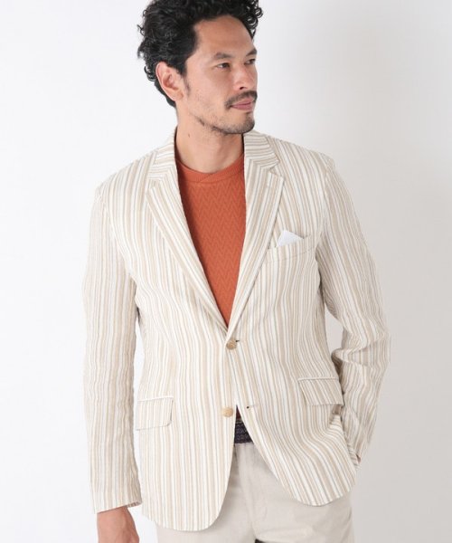 Men's Bigi(メンズビギ)/マルチタックストライプジャケット fabric made in japan/img19