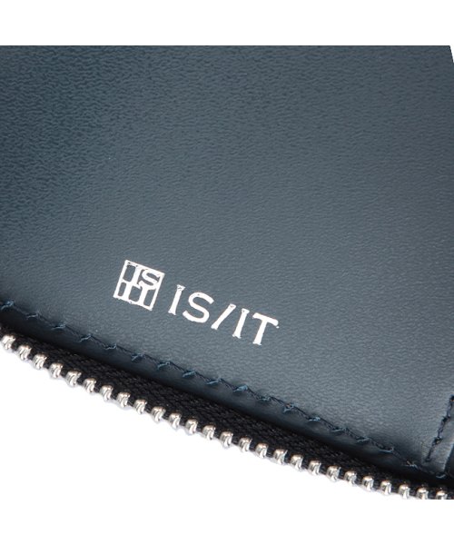 IS/IT(イズイット)/IS/IT イズイット 財布 二つ折り財布 本革 ミドルウォレット メンズ ラウンドファスナー ボックス型 isit－958605/img12