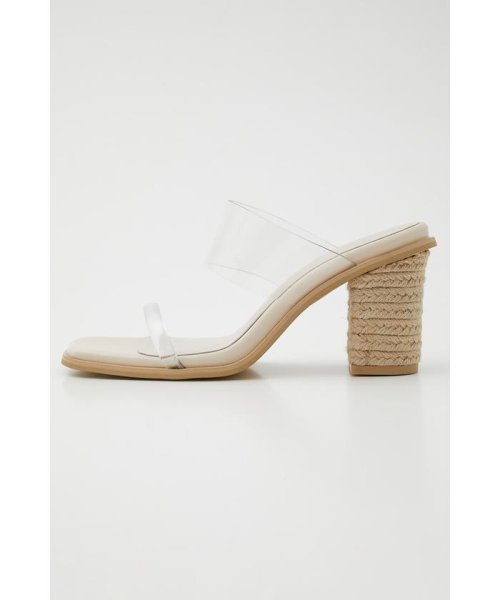 AZUL by moussy(アズールバイマウジー)/JUTE HEEL CLEAR SANDALS/img09