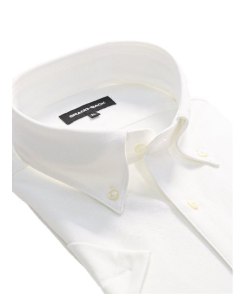 GRAND-BACK(グランバック)/【大きいサイズ】グランバック/GRAND－BACK アルティマ/ALTIMA ボタンダウン 半袖 ニットシャツ ワイシャツ/img01