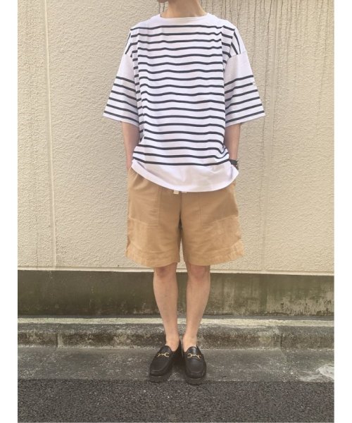 on the day(オンザデイ)/モンケメル/MONT KEMMEL BIG BASQUE BORDER SS TEE/img10