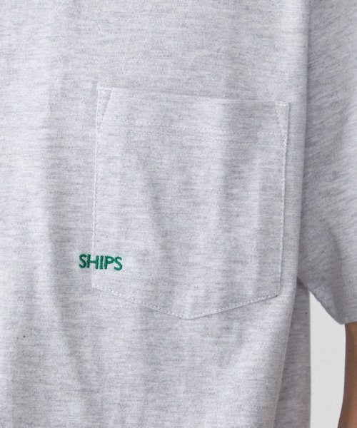 SHIPS MEN(シップス　メン)/*SHIPS: マイクロ SHIPSロゴ ポケット Tシャツ/img29