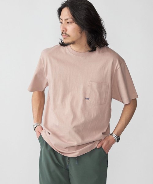 SHIPS MEN(シップス　メン)/*SHIPS: マイクロ SHIPSロゴ ポケット Tシャツ/img34