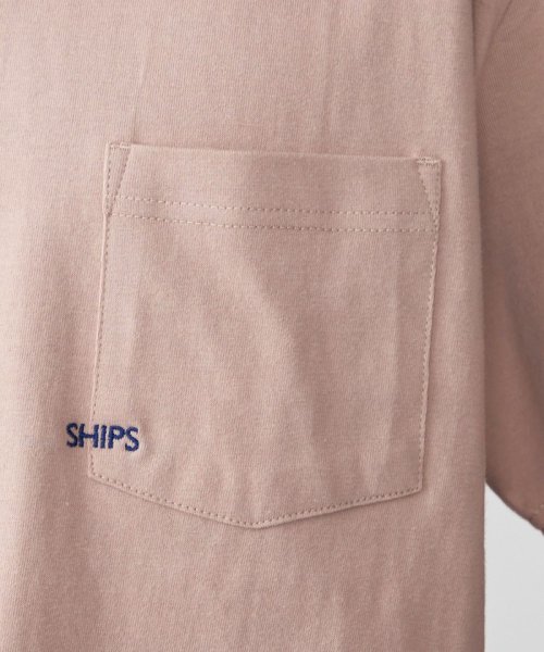 SHIPS MEN(シップス　メン)/*SHIPS: マイクロ SHIPSロゴ ポケット Tシャツ/img36