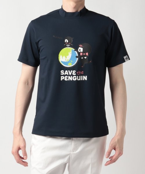 Munsingwear(マンシングウェア)/SAVETHEPENGUIN×TAROUT　ECOCoolistストレッチハイネックシャツ【アウトレット】/img01