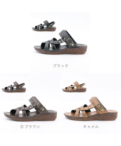 FOOT PLACE(フットプレイス)/サンタバーバラ サンダル カジュアル 日本製 SANTA BARBARA IM－3006/img01
