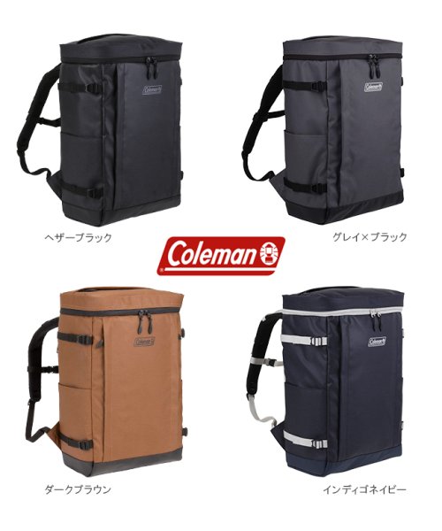 Coleman(Coleman)/コールマン リュック 35L メンズ スクエア ボックス型 大容量 通学 男子 女子 メンズ レディース シールド35 防水 Coleman SHIELD35/img02